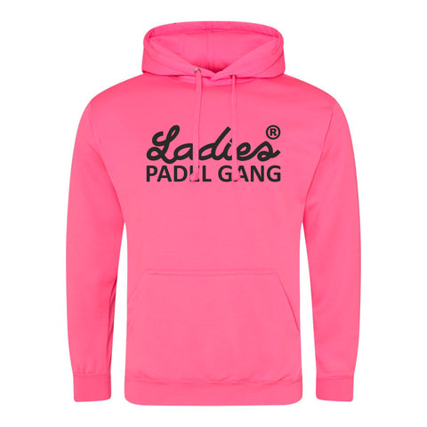 FELPA CON CAPPUCCIO ELECTRIC PINK LADIES PADEL GANG